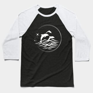 Dolphin Shirt | Dolphin Lover Shirt | Dolphin Gift | Dolphin T-shirt | Gifts for Dolphin Lovers | Retro Vintage | Sea Mammal | Animal Lovers Baseball T-Shirt